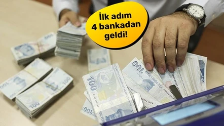 Merkez'in ardından bankalar da faizi düşürmeye başladı! 100, 250 ve 500 bin TL'nin aylık getirisi bakın kaç lira oldu - Ekonomi