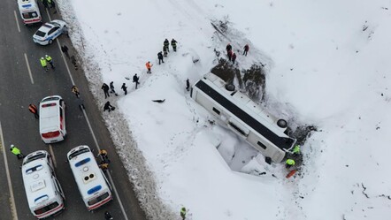 Erzincan'da yolcu otobüsü şarampole devrildi! Yaralıların sağlık durumu hakkında açıklama - gundem
