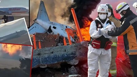 Güney Kore'de inişe geçen yolcu uçağı duvara çarptı! Çok sayıda ölü ve yaralı var - dunya