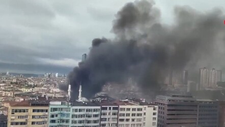 Mecidiyeköy'de yangın! Bina küle döndü - gundem