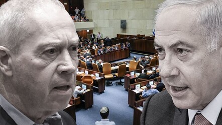 İsrail'de istifalar peş peşe geldi! Gallant, Knesset'ten ayrıldı - dunya