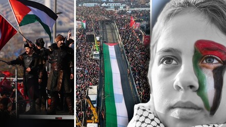 İstanbul'da büyük buluşma! Yüz binler Filistin için akın etti - gundem
