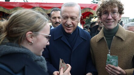 Erdoğan'dan kandil kutlaması! Vatandaşlarla bir araya geldi - dunya