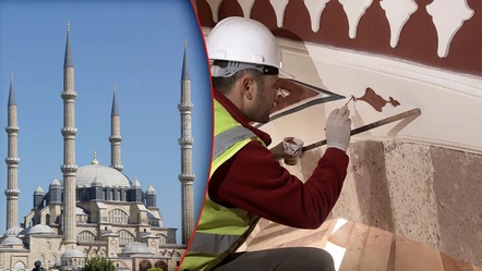 Selimiye Camii'nde ince işçilik: Mimar Sinan'ın ustalık eserine neler yapılıyor? - Kültür - Sanat