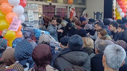 Düzce'deki bir kampanyada vatandaşlar izdihama neden oldu - gundem