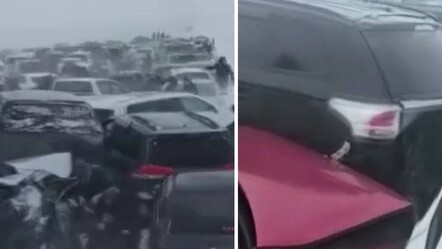 Kazakistan'da can pazarı! 95 araçlık zincirleme kazada çok sayıda yaralı var - gundem