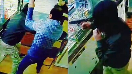 Oyuncak silahla soymaya kalktığı kuyumcudan böyle dayak yedi - gundem