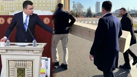 TBMM'de ilginç görüntü! AK Parti milletvekili Osman Gökçek tabutla geldi, sebebi hayrete düşürdü - gundem