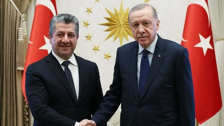 Cumhurbaşkanı Erdoğan Barzani'yi kabul etti! "Kalkınma Yolu" mesajı - Gündem