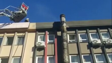 Kağıthane'deki yangına bacadan müdahale! O anlar herkesi şoke etti - gundem