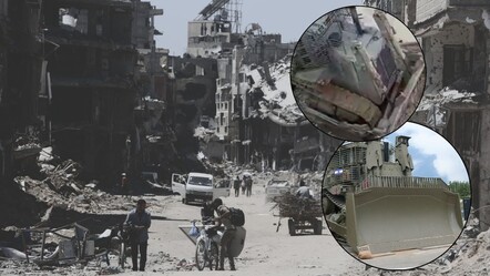 Buldozerle girip mahallelerin altyapısını yıkıyorlar! Batı Şeria’da skandal görüntüler - dunya