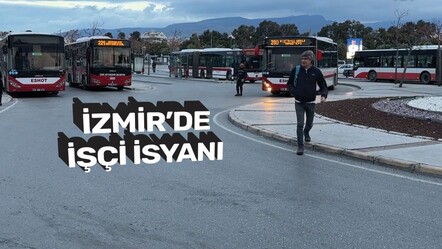 İzmir'de işçi isyanı! Büyükşehir Belediyesi'ne tepki gösteren otobüs şoförleri iş bıraktı - gundem