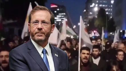 Demir Kubbe konuşlandırmıştı! İsrail Cumhurbaşkanı Herzog'a, Kıbrıs'ta protesto şoku - Dünya