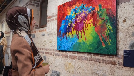 'Dörtnala' resimler... Atlı tablolar Rami Kütüphanesi'nde - kultur-sanat