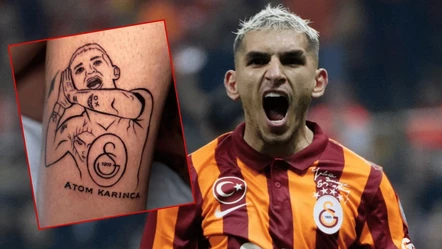 Galatasaray'ın 'Atom Karınca'sından Fenerbahçe göndermeli dövme! - Spor