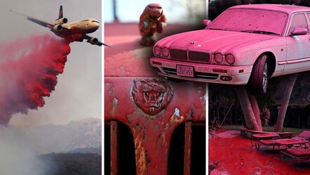 Yangın sonrası dikkat çekti, herkes ne olduğunu merak etti! Los Angeles sokaklarını pembeye boyayan madde ne? - ekonomi