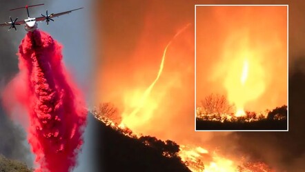 Los Angeles itfaiyesinin korkulu rüyası alev hortumları: Firenado - ekonomi