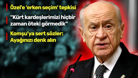 Devlet Bahçeli'den DEM-Öcalan açıklaması!