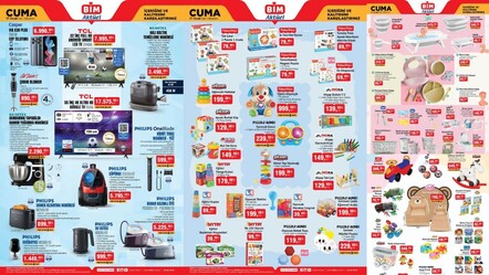 BİM 17 Ocak aktüel kataloğu yayında! Philips süpürge, Kumtel dondurma yapabilen hamur makinesi, Fisher Price eğitici köpekçik, çocuk açılır koltuk ve daha fazlası - haberler
