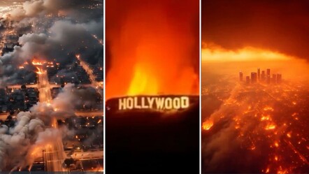 Los Angeles yangını yalan mı, gerçek mi?  Hollywood yazısının yandığı iddiaları çürütülmüştü! - dunya