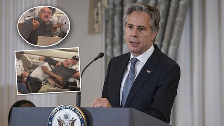 Blinken'a 'Siyonizim' protestosu: 