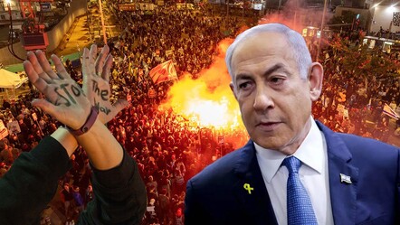 İsrail'de binlerce kişiden Netanyahu'ya ateşkes ve erken seçim protestosu! - dunya
