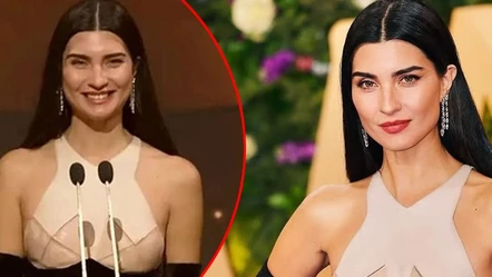 Tuba Büyüküstün Arapça konuştu, herkes şaştı kaldı! Ödül törenine damga vuran anlar - Magazin