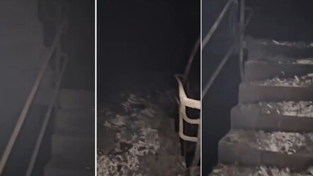 Bolu'daki dehşet otelinin 2 yangın merdiveni görüntülendi - gundem