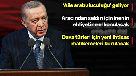 Cumhurbaşkanı Erdoğan yargıda reform maddelerini duyurdu: Duruşmalara 2 ay sınırı, magandalığa ceza artışı... - ekonomi
