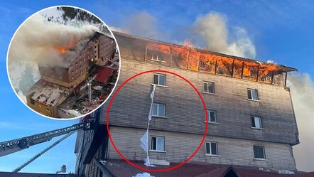 Ailesini Kartalkaya'daki yangından çarşaf sarkıtarak kurtardı! Yaşadığı dehşet anlarını anlattı - gundem