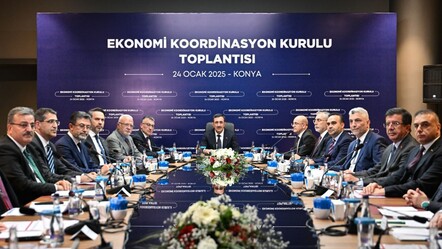 Cevdet Yılmaz, Mehmet Şimşek, Vedat Işıkhan... Ekonomi Koordinasyon Kurulu Konya'da toplandı - ekonomi