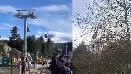 Kartalkaya'nın ardından Uludağ! Teleferikte dakikalarca asılı kaldılar - yasam