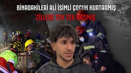 Binadakileri Ali isimli çocuk kurtarmış, zillere tek tek basmış! Konya Selçuklu'da çöken binada 