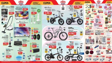 BİM 31 Ocak aktüel kataloğu yayınlandı! Buharlı temizleme makinesi, Kumtel şarjlı mop, elektrikli bisiklet, Hot Wheels araba ve daha fazlası bu cuma satışta! - haberler