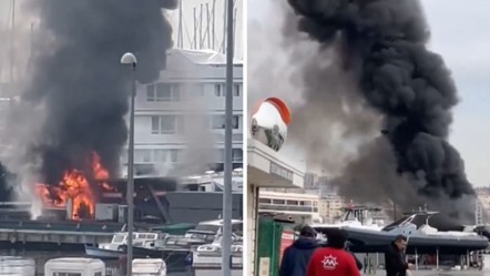 Pendik marinada korkutan yangın! Dumanlar gökyüzünü kapladı - Gündem