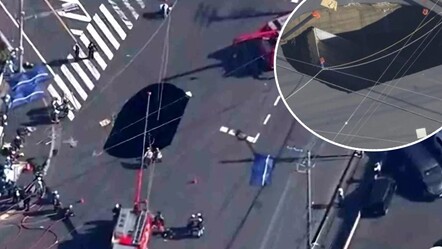 Yol çöktü, sürücü 2 gündür kurtarılamıyor! Yetkililerden