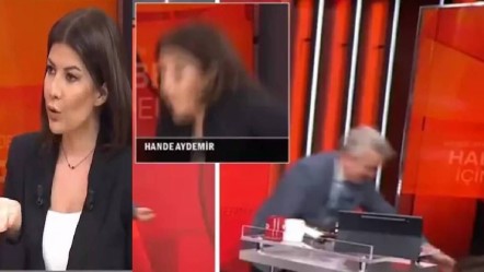 Canlı yayında korkutan anlar! Ünlü sunucu Hande Aydemir bir anda yere düştü! Sebebi ortaya çıktı - Magazin