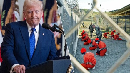 Sınır dışı değil, hapis! ABD göçmenleri Guantanamo'ya taşıyor - dunya