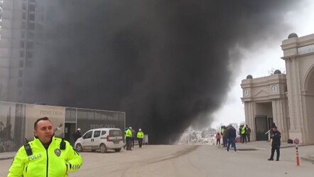 Ankara Çankaya'da inşaat alanında yangın! Çok sayıda ekip sevk edildi - haberler