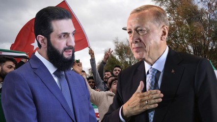 Ankara'da tarihi anlar! Cumhurbaşkanı Erdoğan-Şara görüşmesi başladı - Dünya