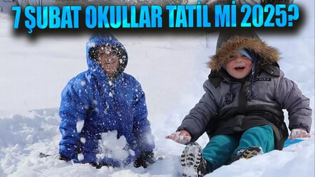 7 şubat okullar tatil mi 2025? Kar yağışı etkisini sürdürmeye devam ediyor - haberler