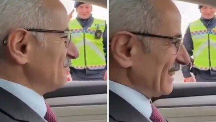 Jandarma, yol kontrolünde Bakan Uraloğlu'na denk geldi! İkili arasında dikkat çeken diyalog - gundem