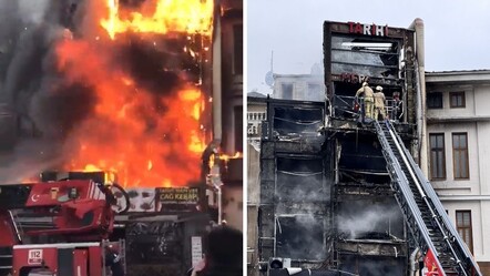 Mısır Çarşısı yakınlarında yangın! Kısa sürede küle döndü - gundem