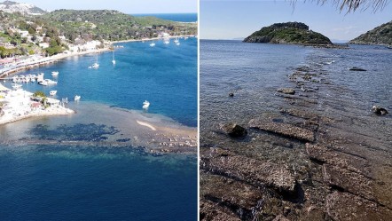 Ege'de Denizi çekildi kral yolu çıktı! Bodrumda 3500 yıllık sur yeniden gündemde - Yaşam