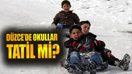 Düzce'de okullar tatil mi? Öğrencileri yakından ilgilendiriyor - haberler