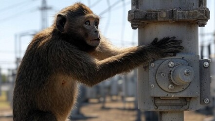 Trafoya giren maymun, tüm ülkeyi karanlıkta bıraktı! Elektriğe hasret kaldılar - gundem