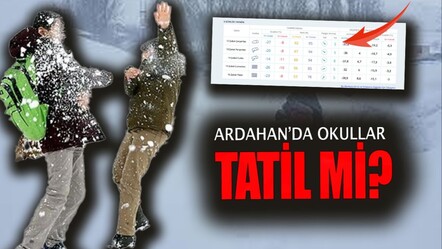 Ardahan hava durumu raporu paylaşıldı! Ardahan'da okullar tatil mi? - haberler