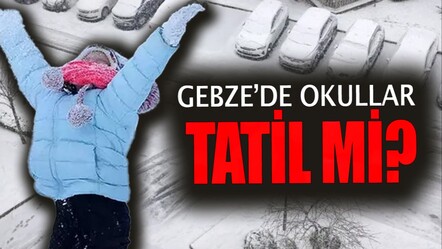 Gebze okullar tatil mi? Son dakika 12 Şubat Çarşamba Kocaeli’de kar tatili mi? - haberler