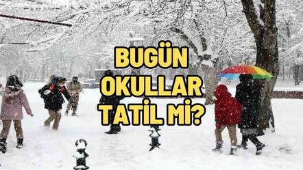 Bugün okullar tatil mi? 13 Şubat Perşembe kar tatili verilen il ve ilçeler için valilikler ve kaymakamlıklar açıklama yaptı - haberler