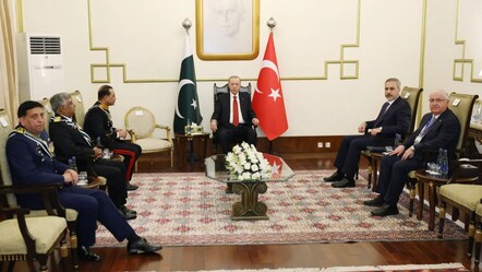 Erdoğan Pakistan Kuvvet Komutanlarını kabul etti - dunya